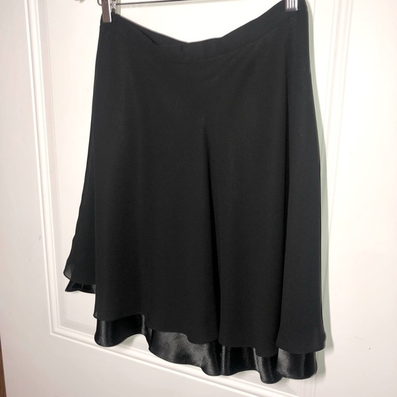 Adrianna Papell Dresses & Skirts - Adrianna Papell Evening Essentials Black A-Line Skirt Size 10